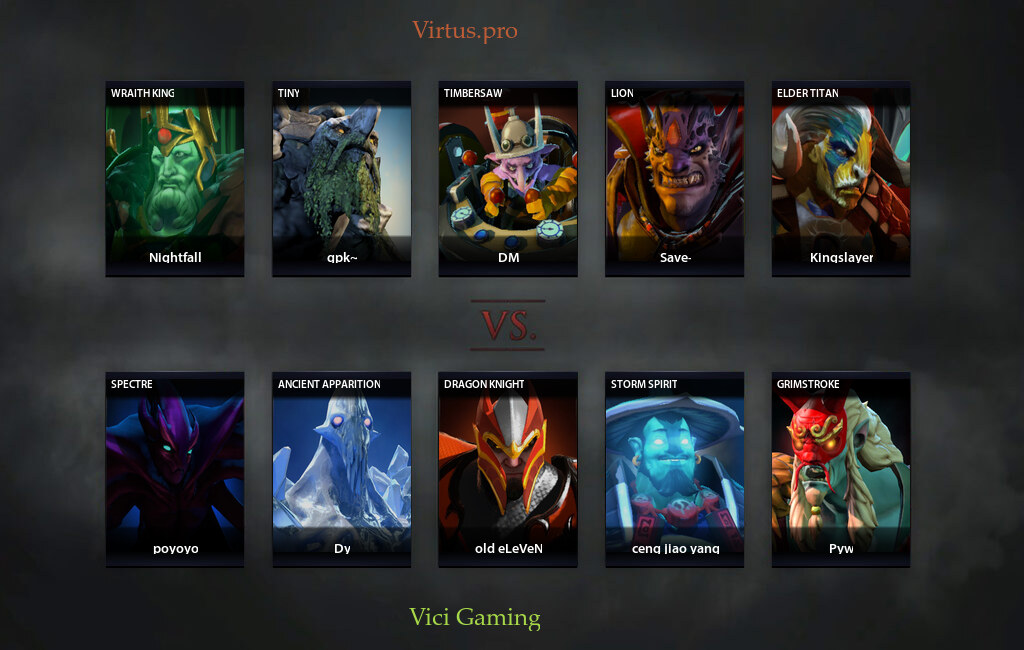 Vp Vs Vg Match On Weplay Animajor Dota