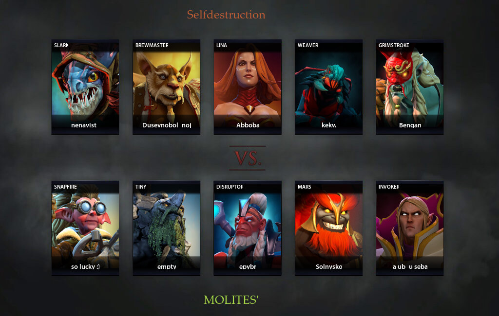 Molites Vs Self Match On Dpc Weu Tour Dota