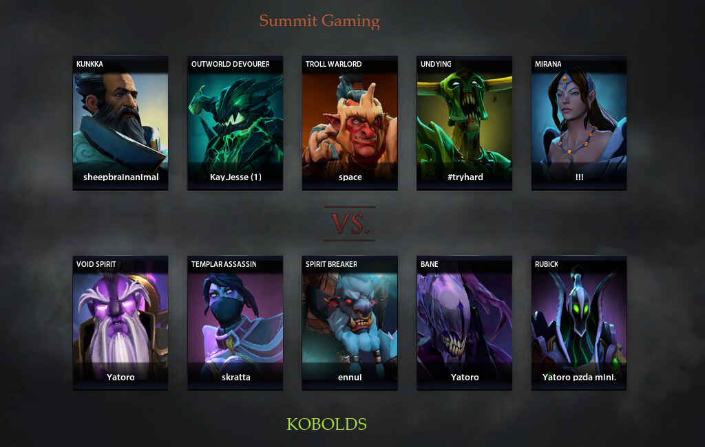 Kb Vs Summit Match On Ansc S Dota