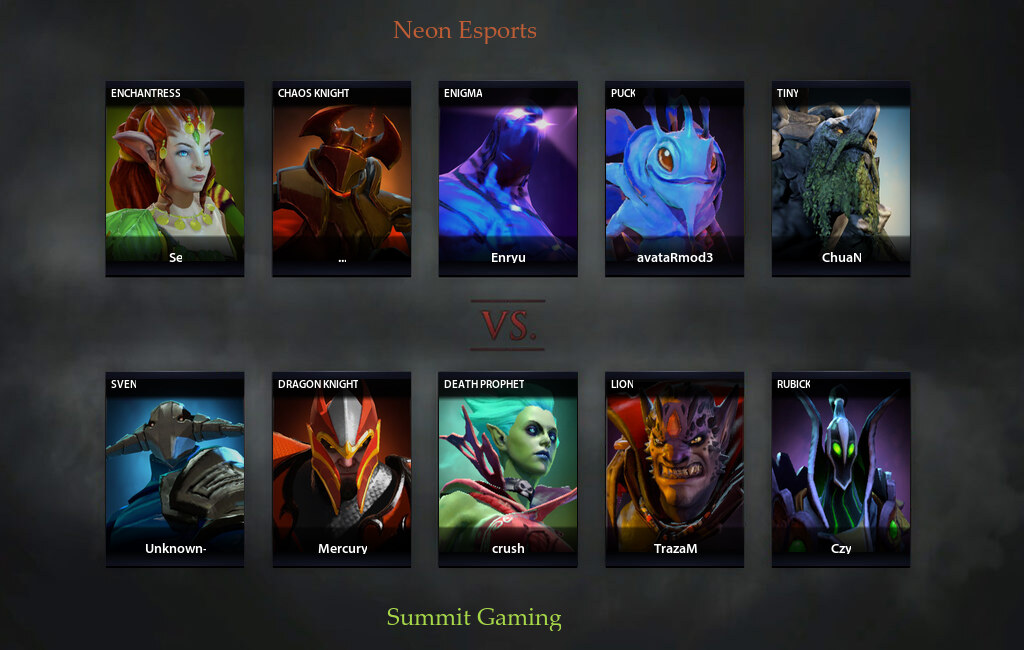 Neon Vs Summit Match 07 07 2022 On DPC SEA Tour 3 Dota 2