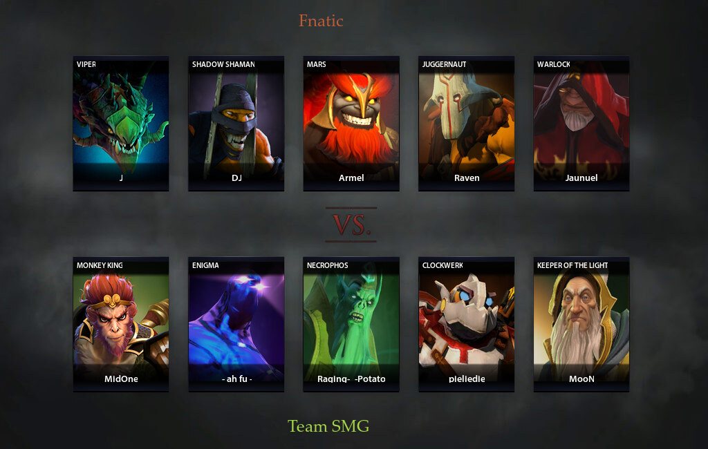 Fnatic Vs Smg Match On Dpc Sea Tour Dota