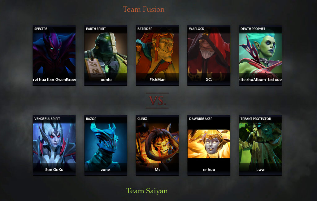 Saiyan Vs Fusion Match On Dpc Cn Tour Dota