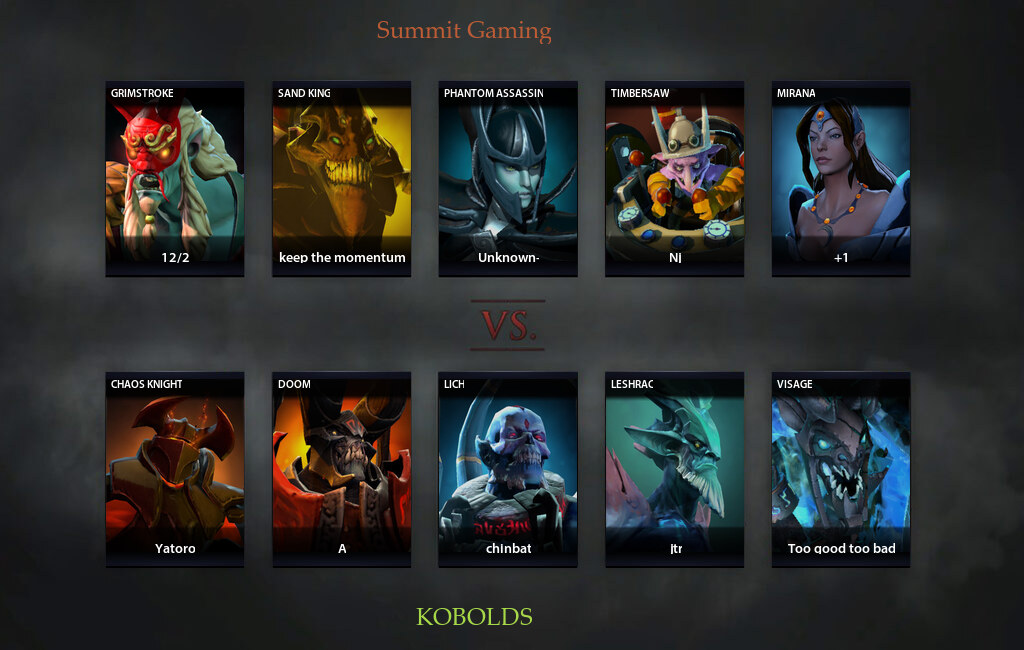 Kb Vs Summit Match On Dpc Sea Tour Dota