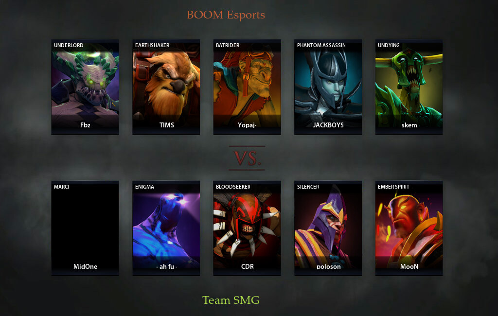 Smg Vs Boom Match On Bts Pro Series S Dota