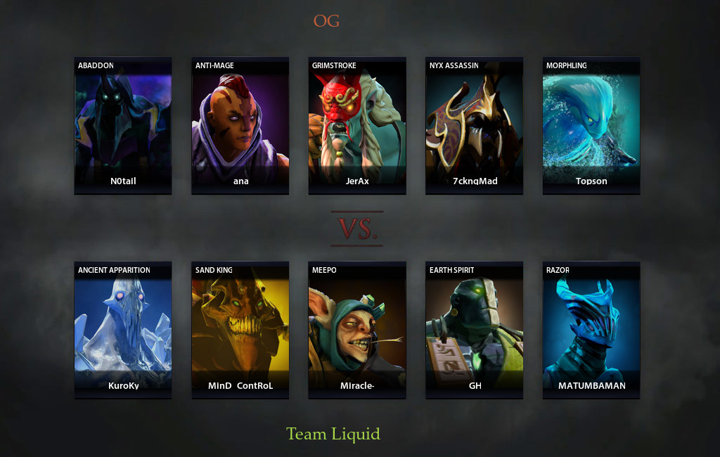 Og Vs Liquid Ti9 Grand Finals Bo5