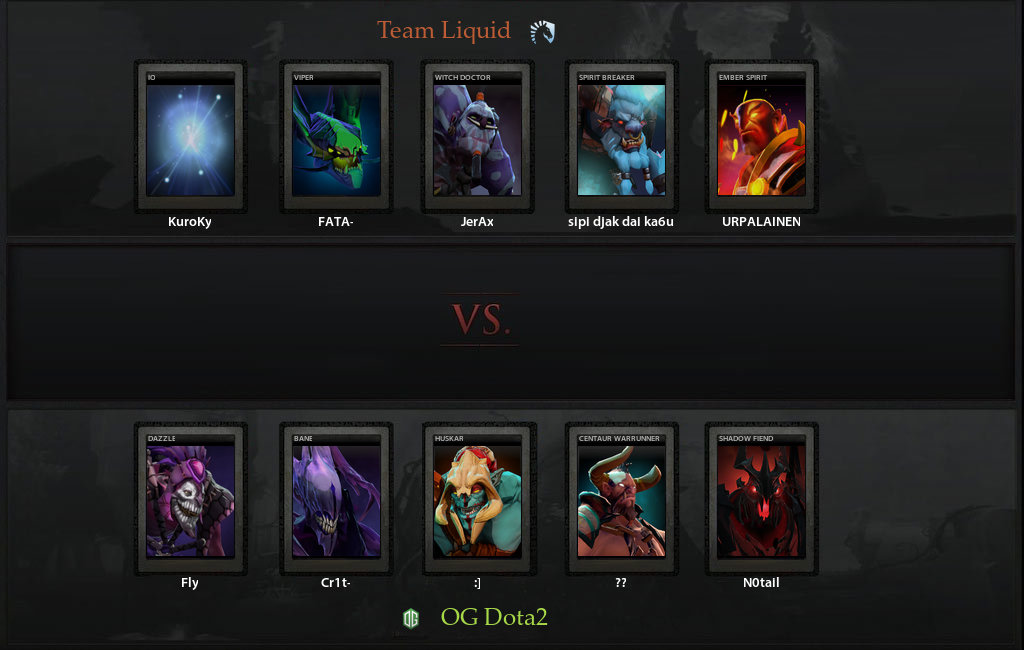 Og Vs Liquid Match 05122015 On The Defense S5 Dota 2