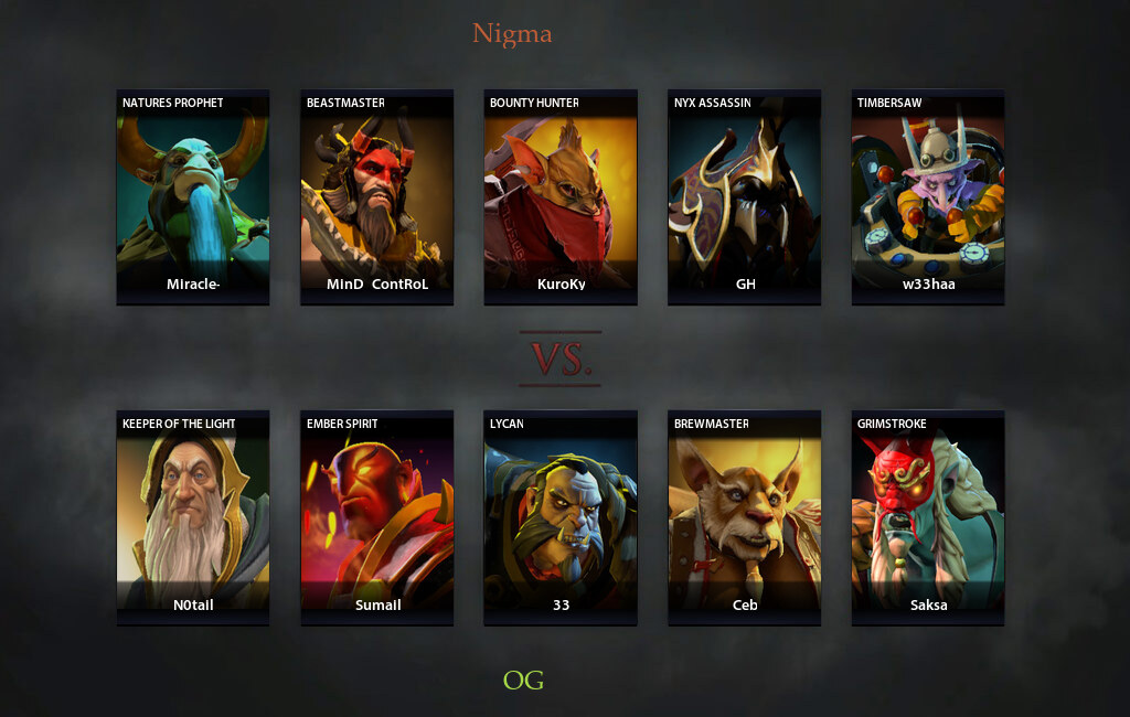 Nigma Vs Og Match 04 04 2020 On Esl One Los Angeles 2020 Online Dota 2