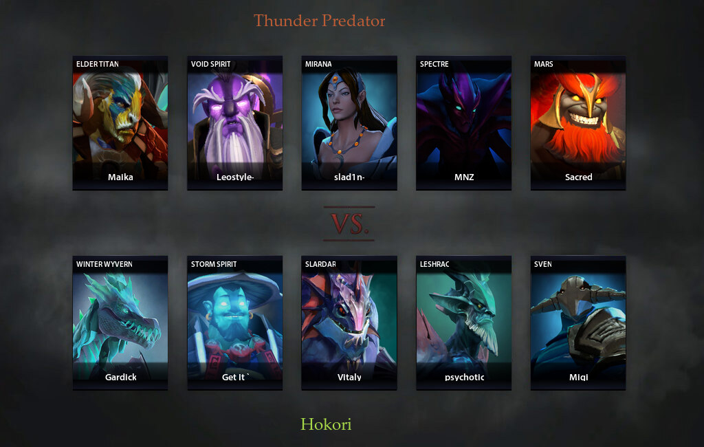 Hokori Vs THUNDER. Match 10.12.2020 On Movistar LPG Final Series Dota 2