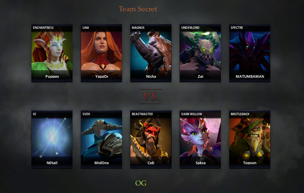 Secret vs OG. Match 26.11.2020 on EPIC League Dota 2