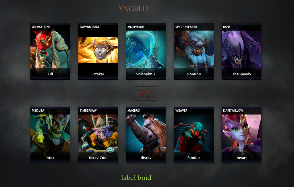 YNG Vs Bmd Match 26 11 2021 On DPC WEU 2022 Tour 1 Dota 2