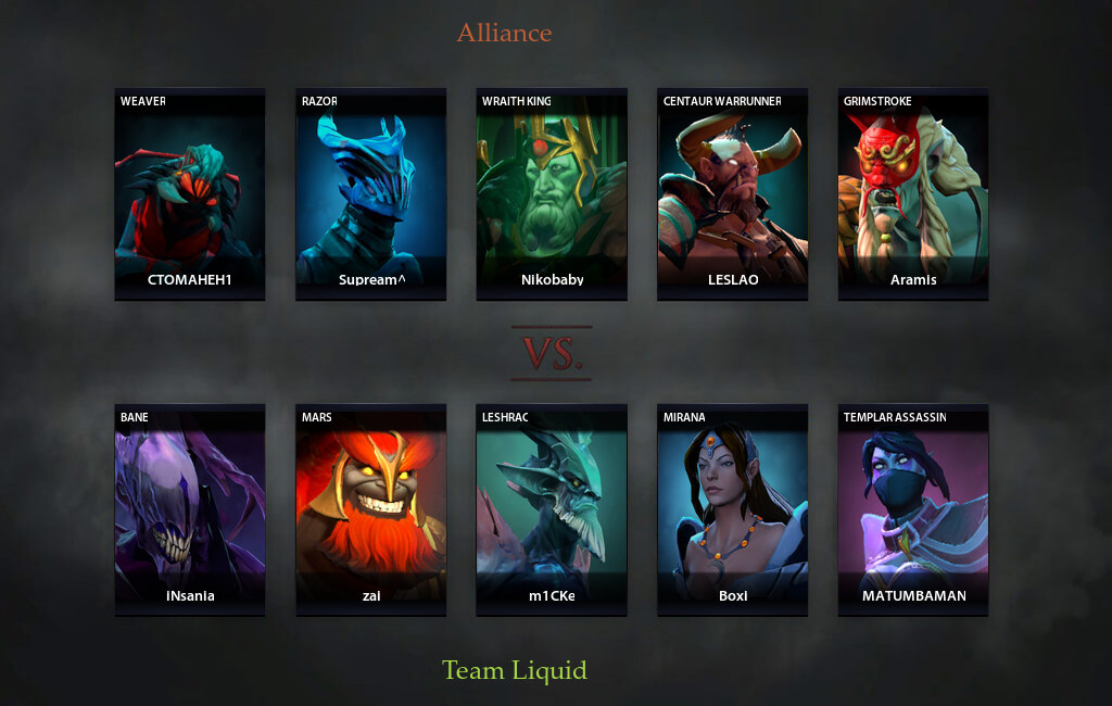 Liquid Vs Alliance Match On Dpc Weu Tour Dota