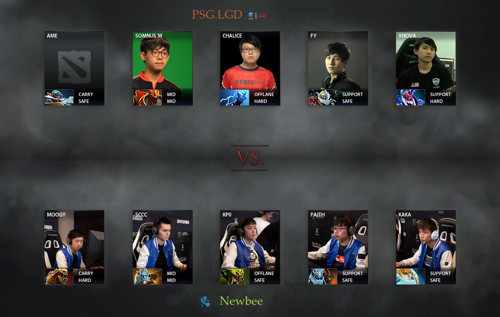 NewBee vs PSG.LGD. Match 19.05.2018 on MDL Changsha Major Dota 2