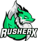 RusherX Gaming logo