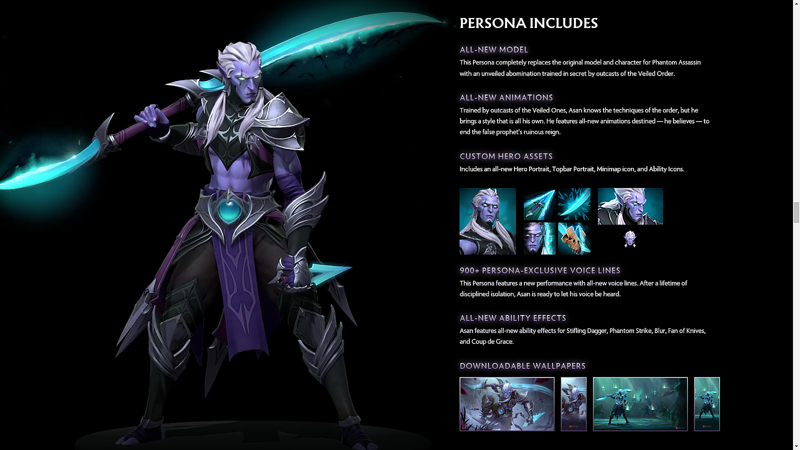 Phantom Assassin persona released in Dota 2. Dota 2 News