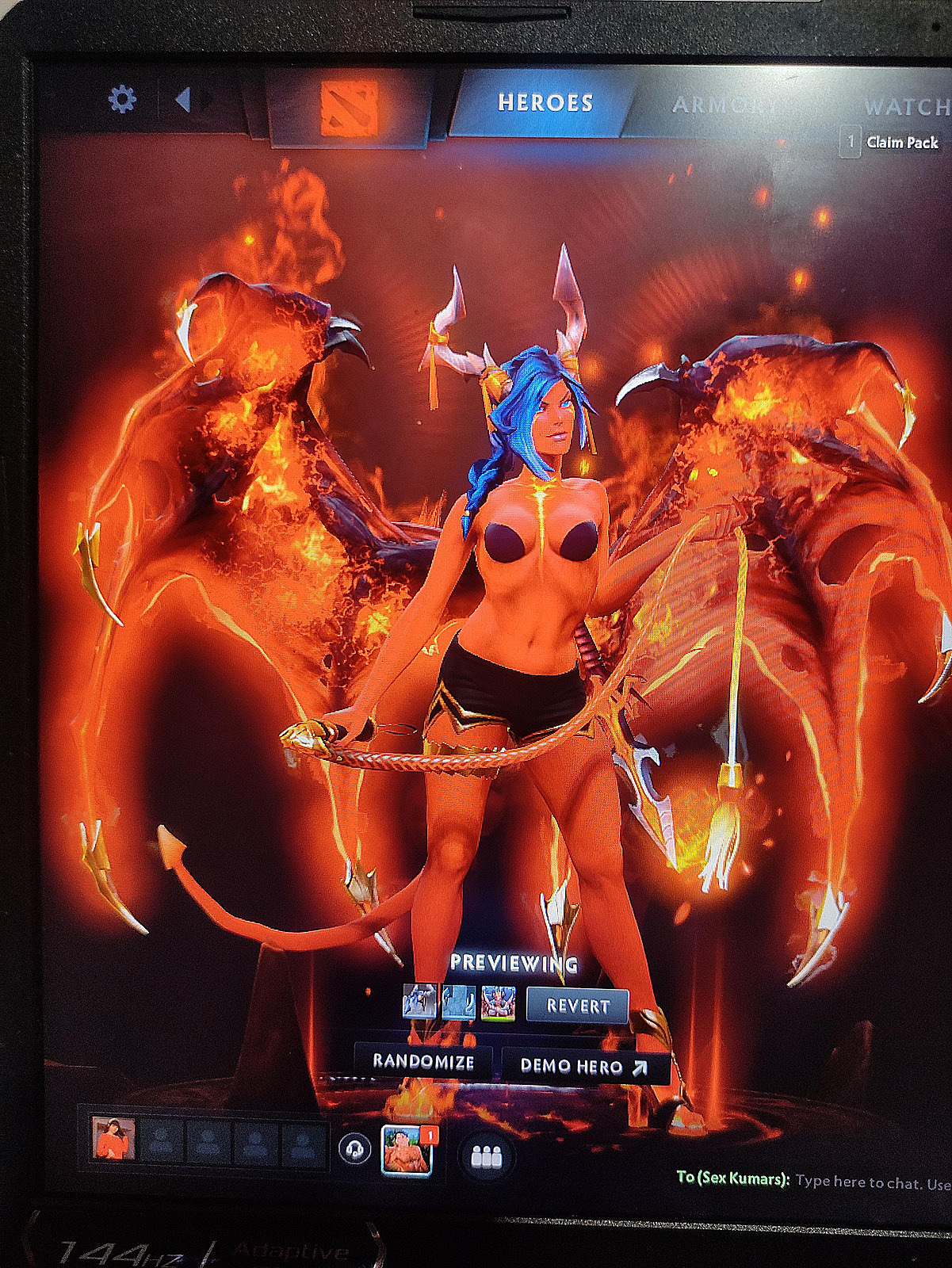 How Much For This Bug Valve Dota Glitch Shows Naked Queen Of Pain