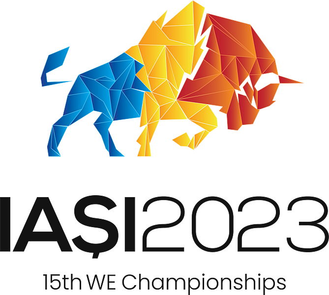 IESF World 2023 logo